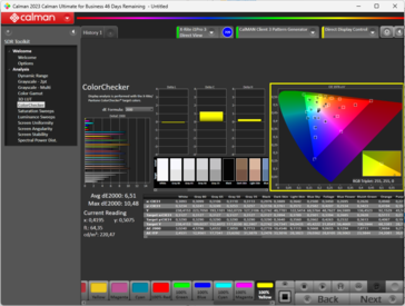 Calman ColorChecker OD mód