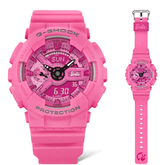 A Casio G-Shock GMA-S110BE-4A limitált kiadású Barbie karóra CR1220 elemmel működik, becsült élettartama 2 év (Kép forrása: Casio)