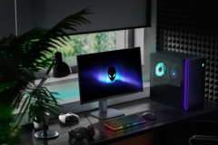 Az Alienware AW2725DM játékmonitor (a képen) támogatja az Nvidia G-Sync és az AMD FreeSync technológiát is. (Kép forrása: Alienware)