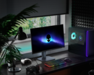 Az Alienware AW2725DM játékmonitor (a képen) támogatja az Nvidia G-Sync és az AMD FreeSync technológiát is. (Kép forrása: Alienware)