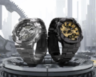 A Casio G-Shock GM-110D-8AJF (balra) és a G-Shock GM-110BD-1A9JF (jobbra). (Kép forrása: Yahoo! Japan)