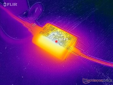 A hálózati adapter 53 C fölött felmelegedhet, ha igényes terhelésekkel dolgozik