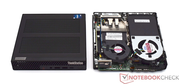 Lenovo ThinkStation P3 Tiny nyitott tetővel