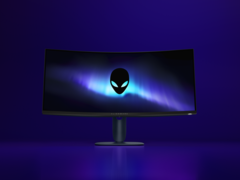 Az Alienware AW3425DWM (képek) 3440x1440 felbontású. (Kép forrása: Alienware)