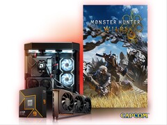 A Monster Hunter Wilds korlátozott ideig ingyenesen játszható egy AMD Ryzen CPU, egy Radeon GPU és egy laptop mellé. (Kép forrása: AMD)