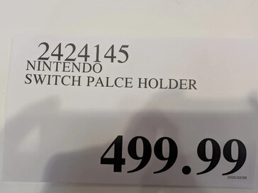 Costco Switch 2 kiszivárgott placeholder (Kép forrása: Famiboards)