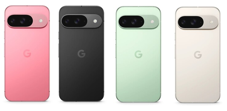 A Google Pixel 9 színváltozatai