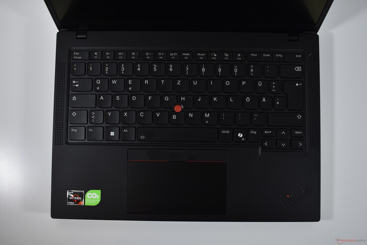 Lenovo ThinkPad P14s Gen 5 AMD: billentyűzet