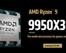 A Ryzen 9 9950X3D és a Ryzen 9 9900X3D megjelent a Geekbench-en (kép forrása: AMD)