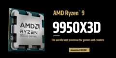 A Ryzen 9 9950X3D és a Ryzen 9 9900X3D megjelent a Geekbench-en (kép forrása: AMD)