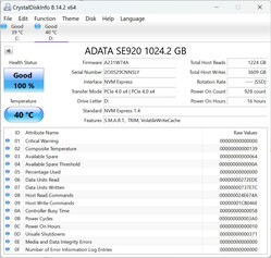 Az ADATA SE920 PCIe 4.0 x4-gyel működik