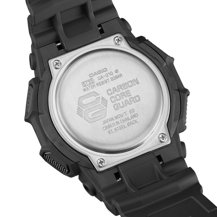 A Casio G-Shock GA-B010 valószínűleg Carbon Core Guard szerkezettel is rendelkezik majd. (Kép forrása: Casio)