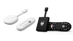 A Chromecast a Google TV-vel már nem készül, de vannak alternatívák, például a TiVo Stream 4K. (Kép forrása: Google és TiVo)