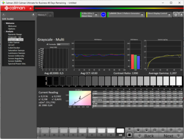 Calman ColorChecker normál mód