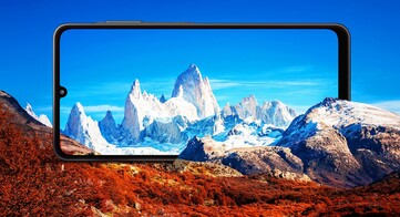 A Galaxy A06 5G képernyő mérete és felbontása megegyezik 4G-s társa méretével és felbontásával, de magasabb frissítési frekvenciával rendelkezik. (Kép forrása: Samsung)