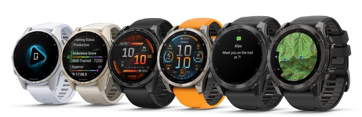 A Garmin Fenix 8 változatai (Kép forrása: Garmin)