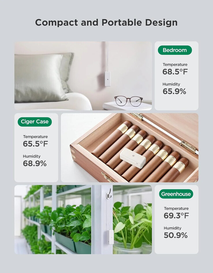 A Goveelife Smart Thermo-Hygrometer 2s Lite. (Kép forrása: Govee)