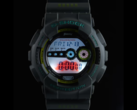 A Casio G-Shock x Suzuki GD-100 kollaborációs óra egyedi háttérvilágítással rendelkezik, amelyen a Jimny rhino embléma látható. (Kép forrása: Autorimessa)