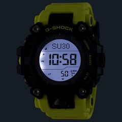 A Casio G-Shock Mudman GW9500MRY-1A9 a Triple Sensor tech részeként magasságmérővel, barométerrel és iránytűvel rendelkezik. (Kép forrása: Casio)