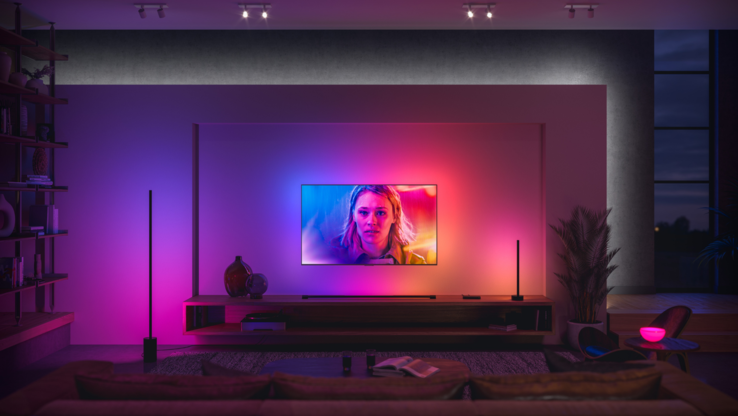 A Philips Hue Sync TV már elérhető egyes LG TV-khez. (Kép forrása: Philips Hue)