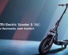 A Xiaomi Electric Scooter 5 Max akár 60 km-t (~ 37 mérföldet) is képes megtenni egyetlen feltöltéssel (Kép forrása: Xiaomi)