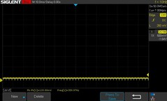 0% fényerő: 360 Hz PWM