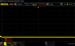 0/10 fényerő: 240 Hz PWM