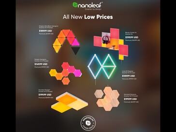 Nanoleaf SmarterLife árcsökkentés (Kép forrása: Nanoleaf)