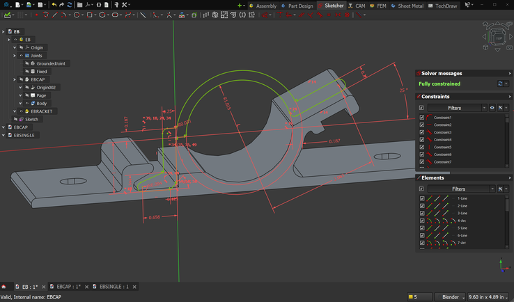 Az AstoCAD a FreeCAD-et vizuálisan és a használhatóság szempontjából is felújítja, a felhasználóbarátság érdekében. (Kép forrása: AstoCAD)