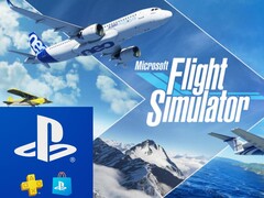 Flight Simulator PS5 logó (Kép forrása: Microsoft Xbox Gaming, PlayStation Store)