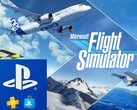 Flight Simulator PS5 logó (Kép forrása: Microsoft Xbox Gaming, PlayStation Store)