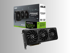 Asus RTX 5070 Ti Prime látható (Kép forrása: Asus)