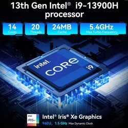 Intel Core i9-13900H (Forrás: Geekom)