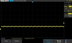 50% fényerő: 120 Hz DC dimmelés