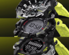 A Casio G-Shock Gravitymaster GRB300RY-1A9, a Mudman GW9500MRY-1A9 és a Rangeman GPRH1000RY-1A9 felülről lefelé. (Kép forrása: Casio)