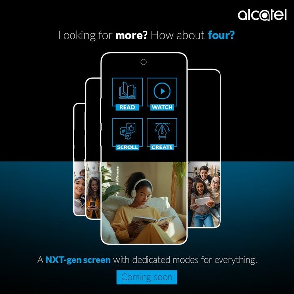 Az Alcatel V3 Ultra TCL NXTPAPER kijelzővel rendelkezik. (Kép forrása: Alcatel India)