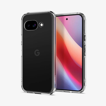 Google Pixel 9a a Spigen átlátszó tokjában (Kép forrása: Spigen)