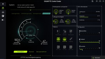 A Gigabyte Control Center