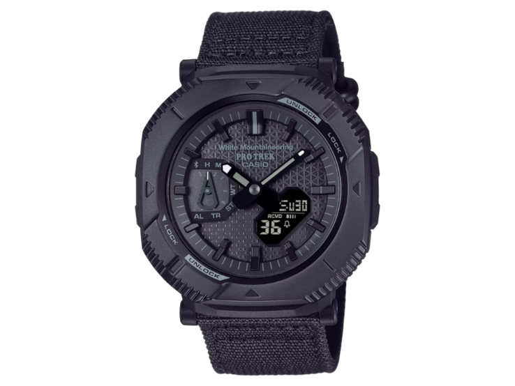 A Casio Pro Trek x White Mountaineering PRJ-B001WM-1 már kapható Európában. (Kép forrása: Casio)