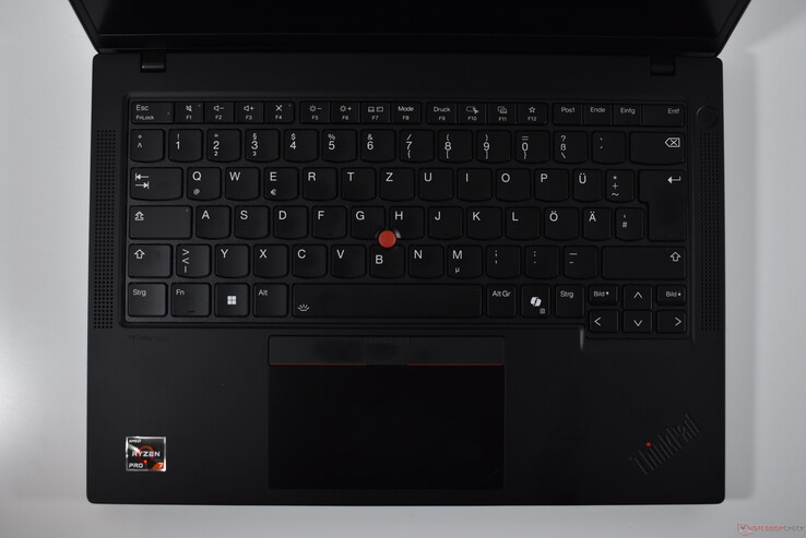 Lenovo ThinkPad T14 Gen 5 AMD: billentyűzetterület