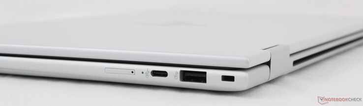 Rendben: (opcionális), USB-C w/ Power Delivery + DisplayPort 1.4 (10 Gbps), USB-A 3.2 Gen. 1 (5 Gbps), Nano lock foglalat