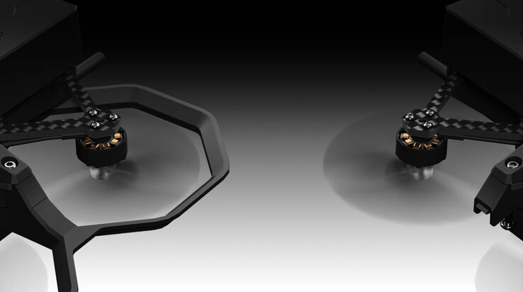 A légcsavarok védőburkolata eltávolítható (Kép forrása: iFlight)