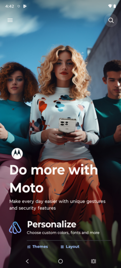 Motorola Moto G75 szoftver