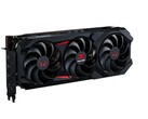 A képen látható PowerColor Red Devil AMD Radeon RX 9070 XT 16 GB GDDR6 memóriát tartalmaz. (Kép forrása: PowerColor)