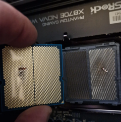 Egy szerencsétlen Reddit-felhasználónak elégett a Ryzen 7 9800X3D (kép forrása: Reddit)