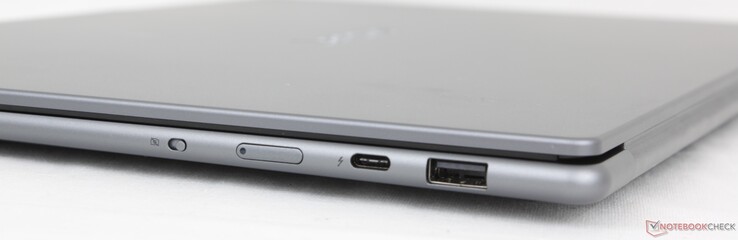 Rendben: USB-C 4.0 Thunderbolt 4 w/ Power Delivery 3.1 + DisplayPort 2.1, USB-A 3.2 Gen. 1 (5 Gbps)