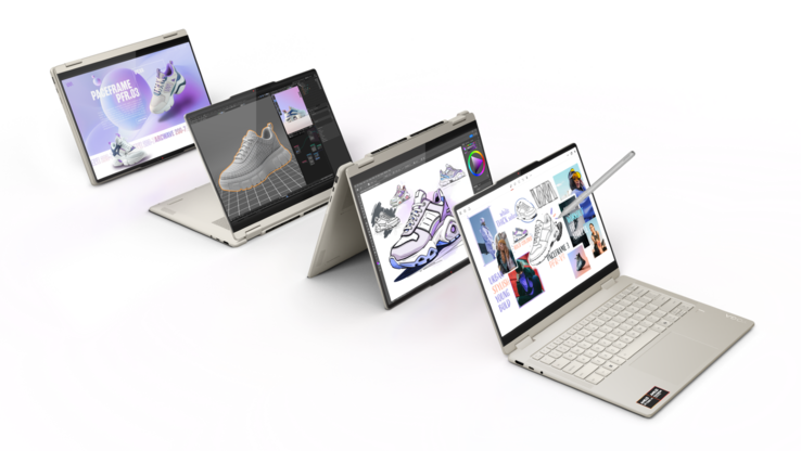 A Lenovo Yoga 2-in-1 (14" 10) átalakítható laptop támogatja a 10 pontos multitouch funkciót (Kép forrása: Lenovo)